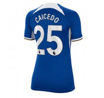 Chelsea Moises Caicedo #25 Koszulka Podstawowa damskie 2023-24 Krótki Rękaw